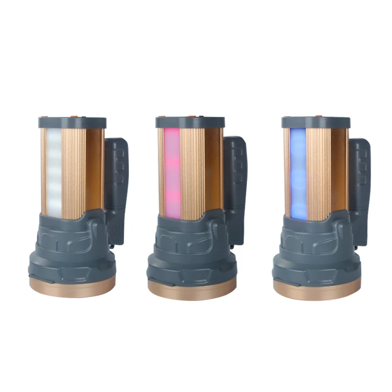 Outdoor patrol hand-held light high-power LED searchlight