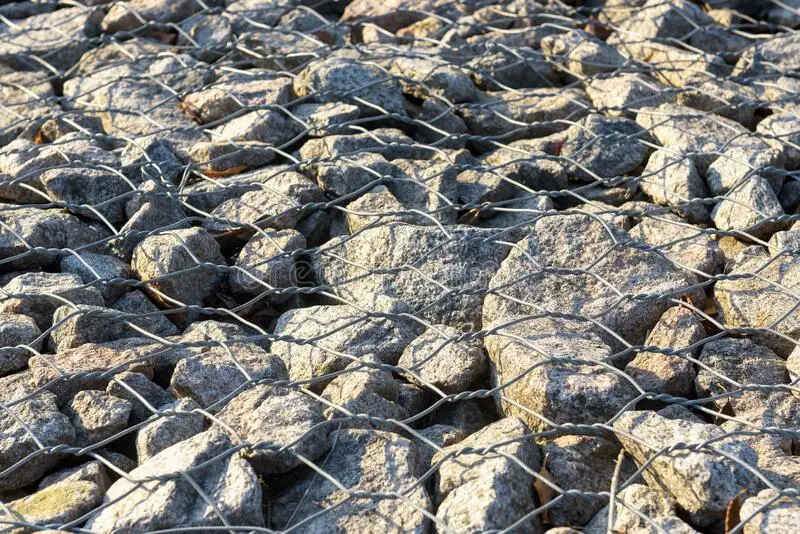 Rock wall cage hexagonal wire cage rock wall hexagonal retaining wall wire netting