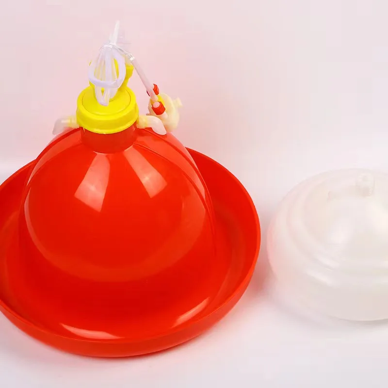 Plasson  Drinker Plastic Bowl Poultry And Feeder With Adapter Water Drinkers On Drinking Line System
