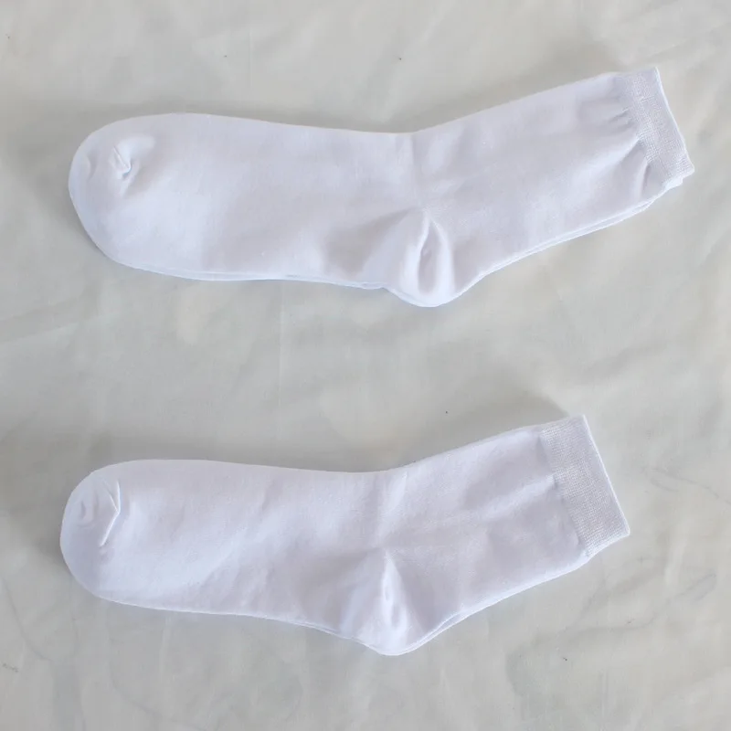 European and American men socks, large size men cotton, formal casual men white socks