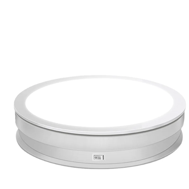 Электрический поворотный стол с переменной скоростью вращения на 360 градусов Поворотный дисплей с разъемом США/ЕС/Великобритании для торта