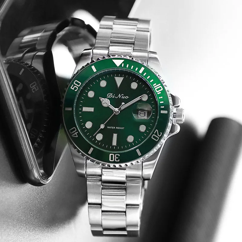 A+ Quality Adjustable Strap Luxury Night Vision 904L Stainless Steel Sapphire Glass Automatic Sub Watches