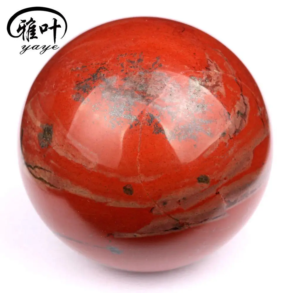 Wholesale Nature Stone Ball Stone Sphere Red Jasper Crystal Ball