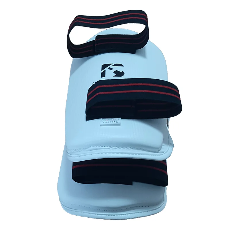 Sample free shipping factory price durable white martial arts gear taekwondo arm guard protector on sale