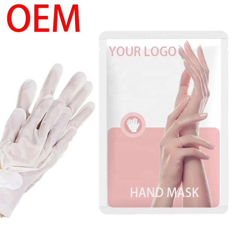 OEM korean gloves film whitening moisturing hyaluronice acid nourishing hand mask for dry anti