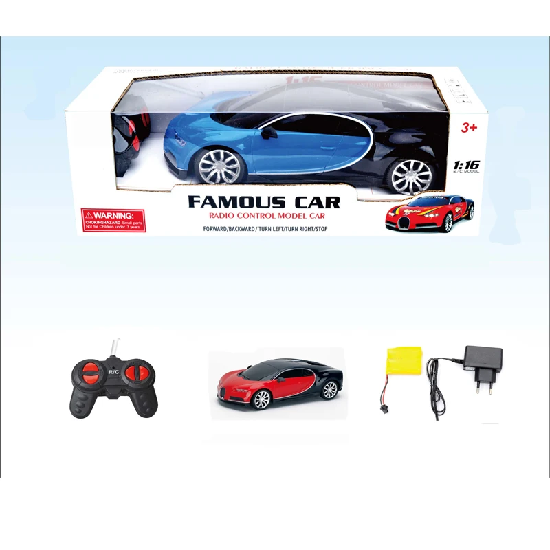 
Hobbyist Grade 1:16 Scale Remote Control Truck 4WD High Speed Electric Toy Off Road RC Vehicle Car with Rechargeable Batteries 