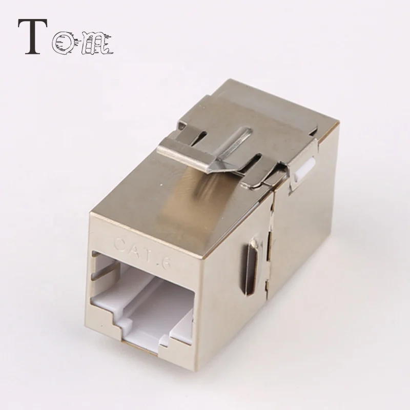 TOM-KJ-22-C6 стойка STP Встраиваемая муфта CAT6 KEYSTONE JACK