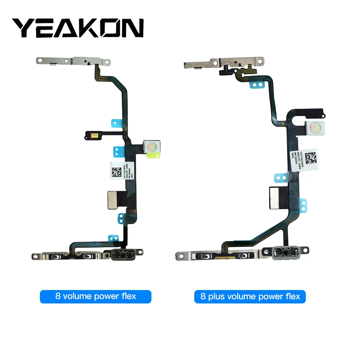 Power On Off Button Volume Button Flex Cable Repair Parts For iPhone 8 8 Plus
