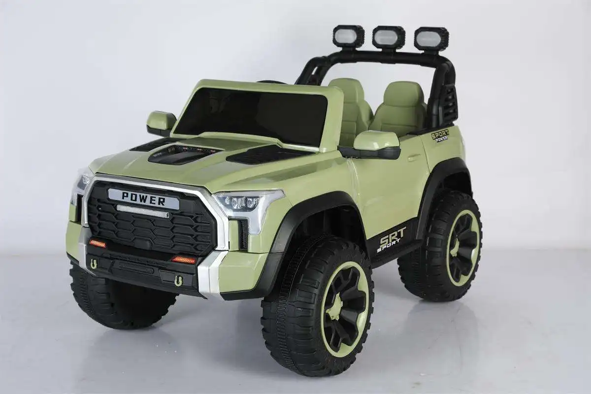 Dual-Seater 12V Electric Ride-On Pedal Car for Kids 2-4 Years Educational Remote & Battery-Powered Plastic Material Boys Girls