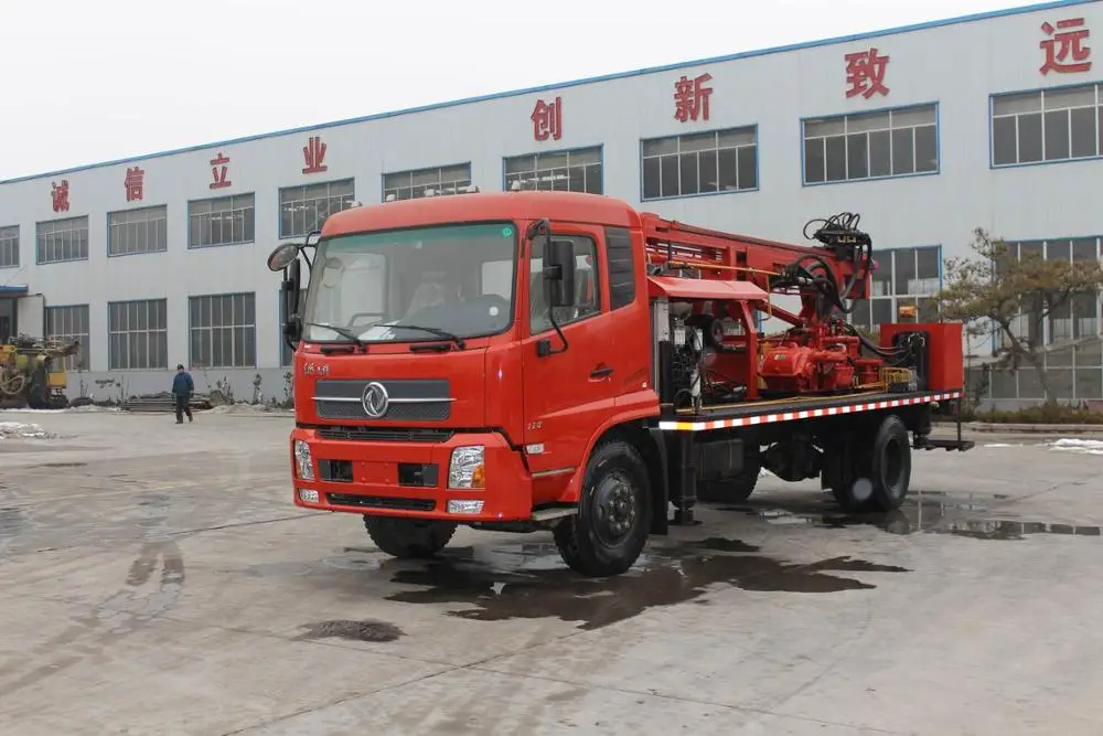 Used 600m truck mounted deep borehole water well drilling rig machine for sale
