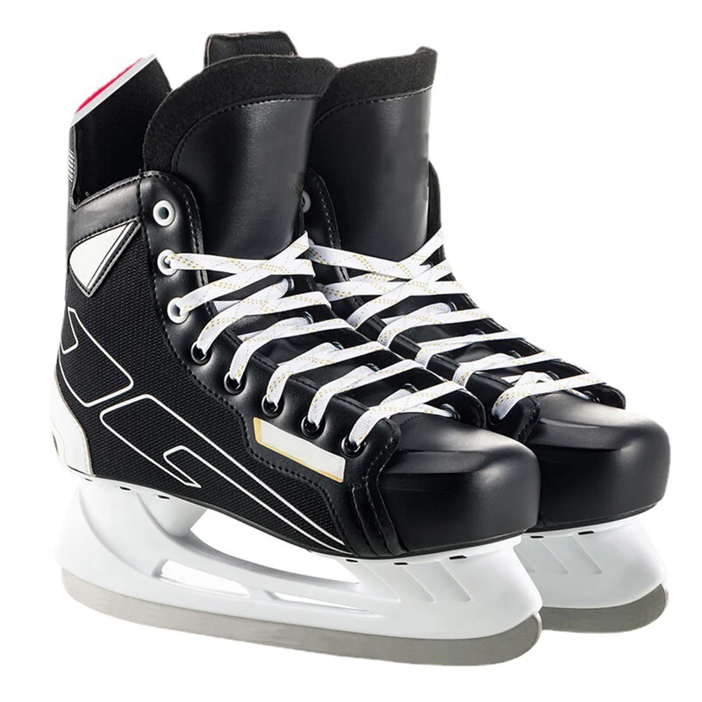 Support Customized Logo Plastic Hard Shell Speed Ice Hockey Skate Shoe