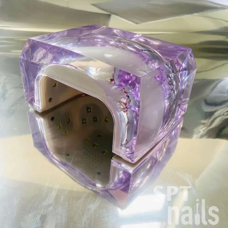 
SPT 2021 New Design Acrylic Nails 365nm 405nm Gel Nail Set With Technician Handcraft 120w Pro Cure Pink Uv Led Lamp Nail Gel 