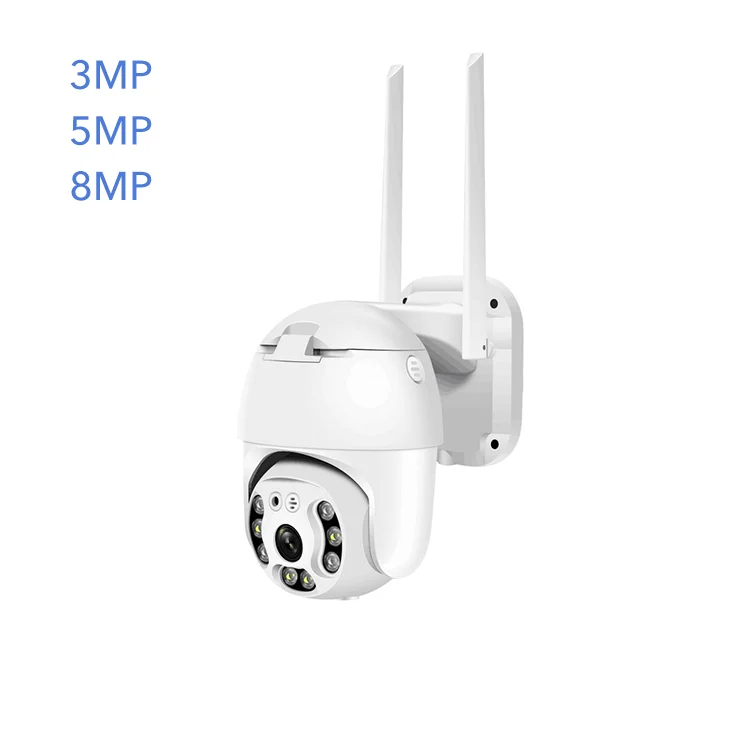 Home Outdoor Indoor Wifi Mobile Phone Wireless IP Remote Dome HD Waterproof PTZ Surveillance Camera