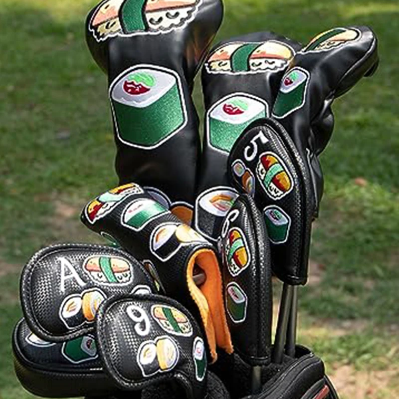 Plain Golf Head Covers Set for Classic Club Protection