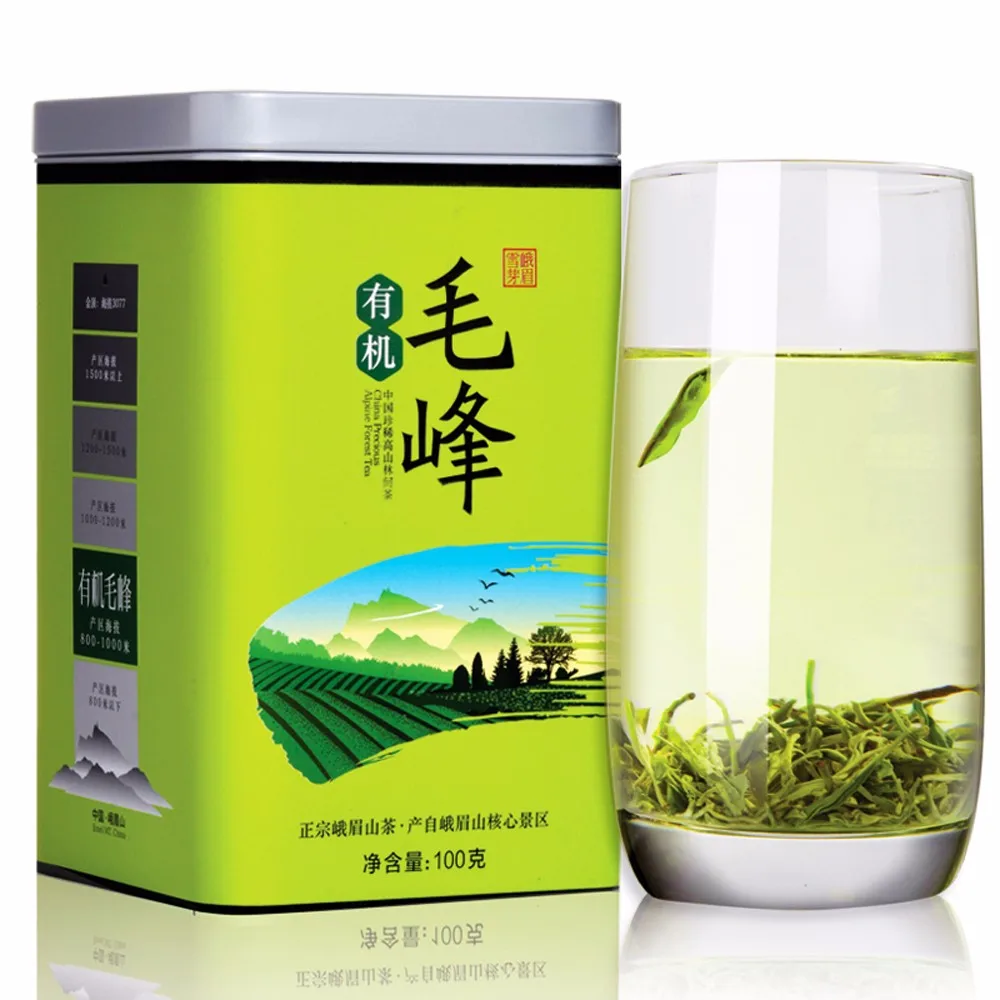 China MAO FENG green tea Certificated alpine loose leaf tea Skin Smoothing healthy RICH TEA FLAVOR CAPSURE organic matcha