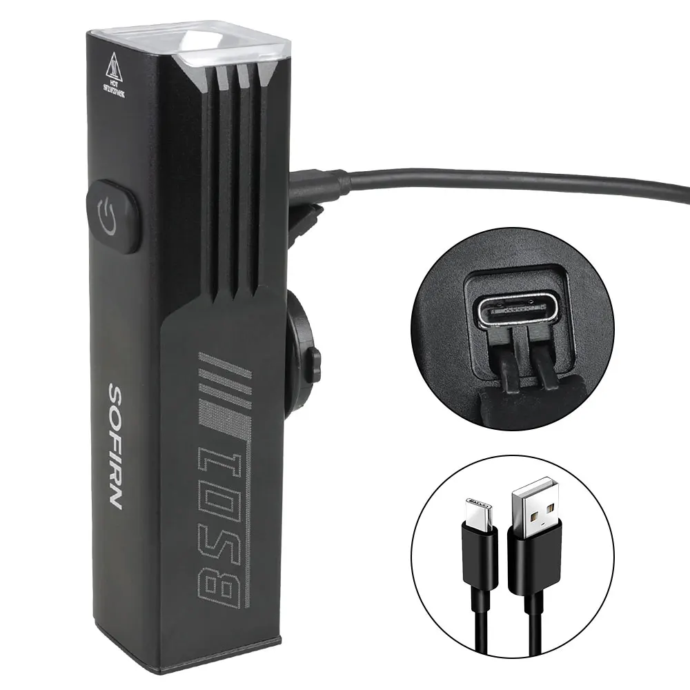 8500 Lumen Ultra Bright Rechargeable Bicycle Accessories Mountain Bike Front Light