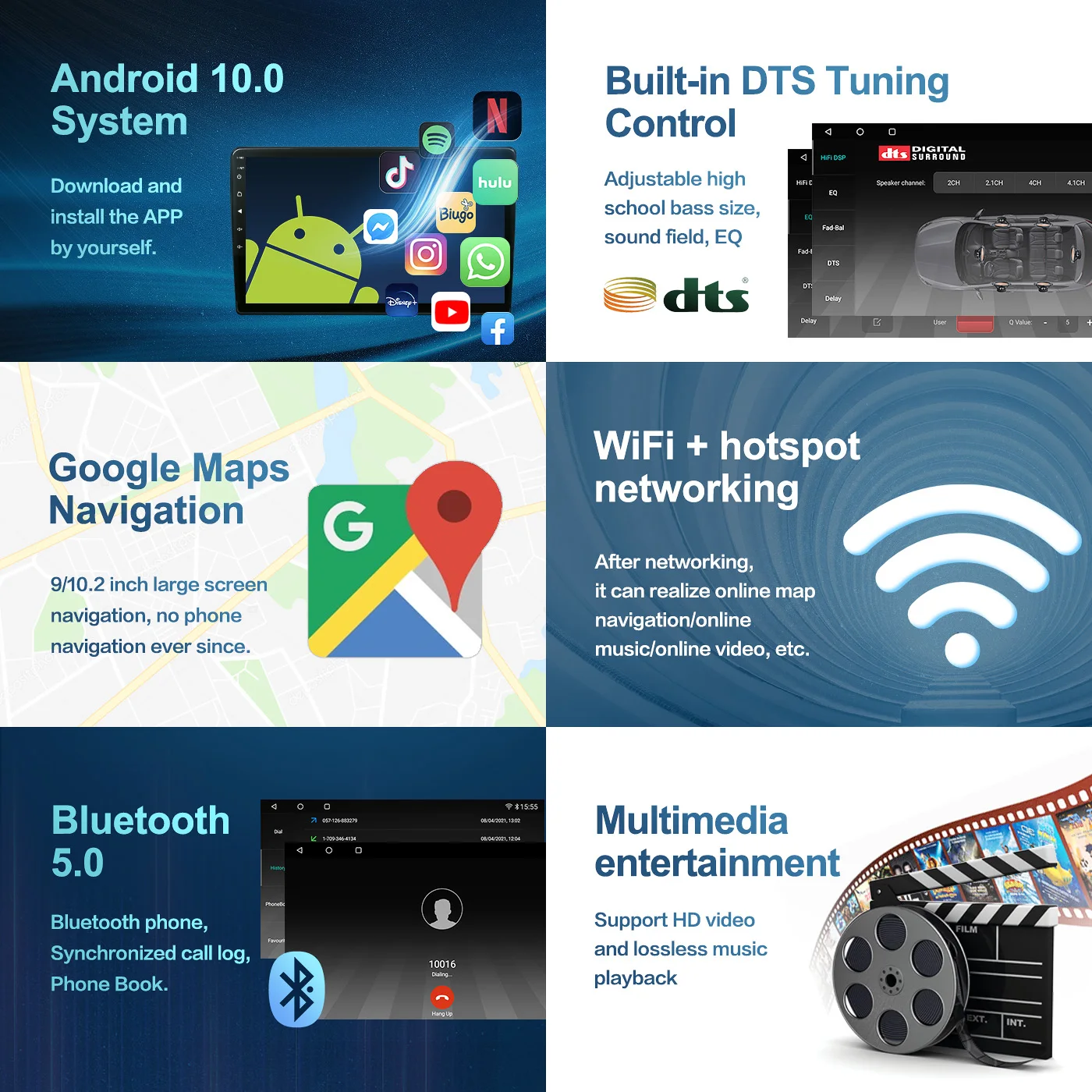  Автомобильный радиоприемник Android 10 0 QLED экран для Toyota RAV4 2006-2012 Авто стерео мультимедийная навигация видеоплеер GPS Carplay NO 2
