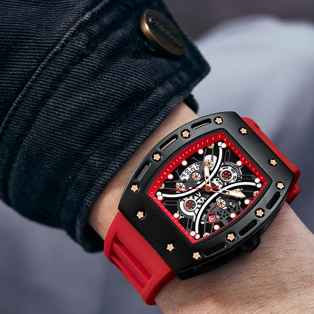 Sports Top Brand Luxury Male Quartz Business Clock MINI FOCUS Watch Fashion Casual Wristwatch Chronograph mini focus watch men