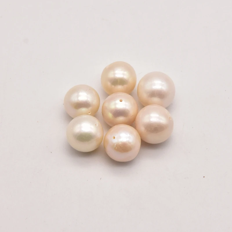 2 Pcs/Lot 11mm-12mm Natural Freshwater Edison Pearl High Quality Pearls Making For Pearl Earring Necklace JA0464