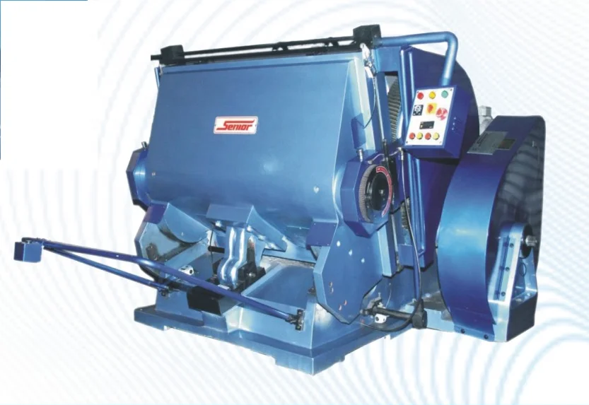 SENIOR make INDIAN Die Punching Cutting Creasing and Embossing Machine For Corrugated Carton Box manufacturers