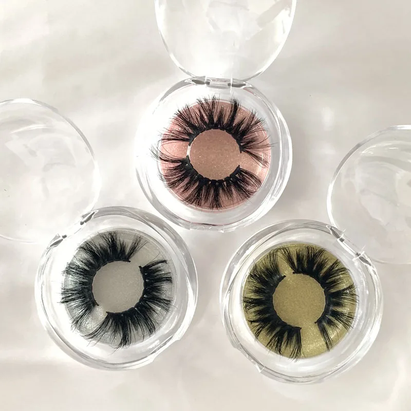 Qingdao factory wholesale dramatic 3D false lashes wholesale mink eyelashes