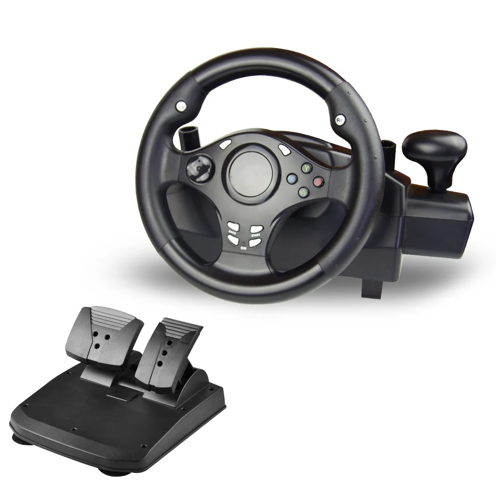 
Hot Selling 7 in 1 Game Steering Wheel 270 Degree Steering Wheel Angle Game Accessories for Switch 