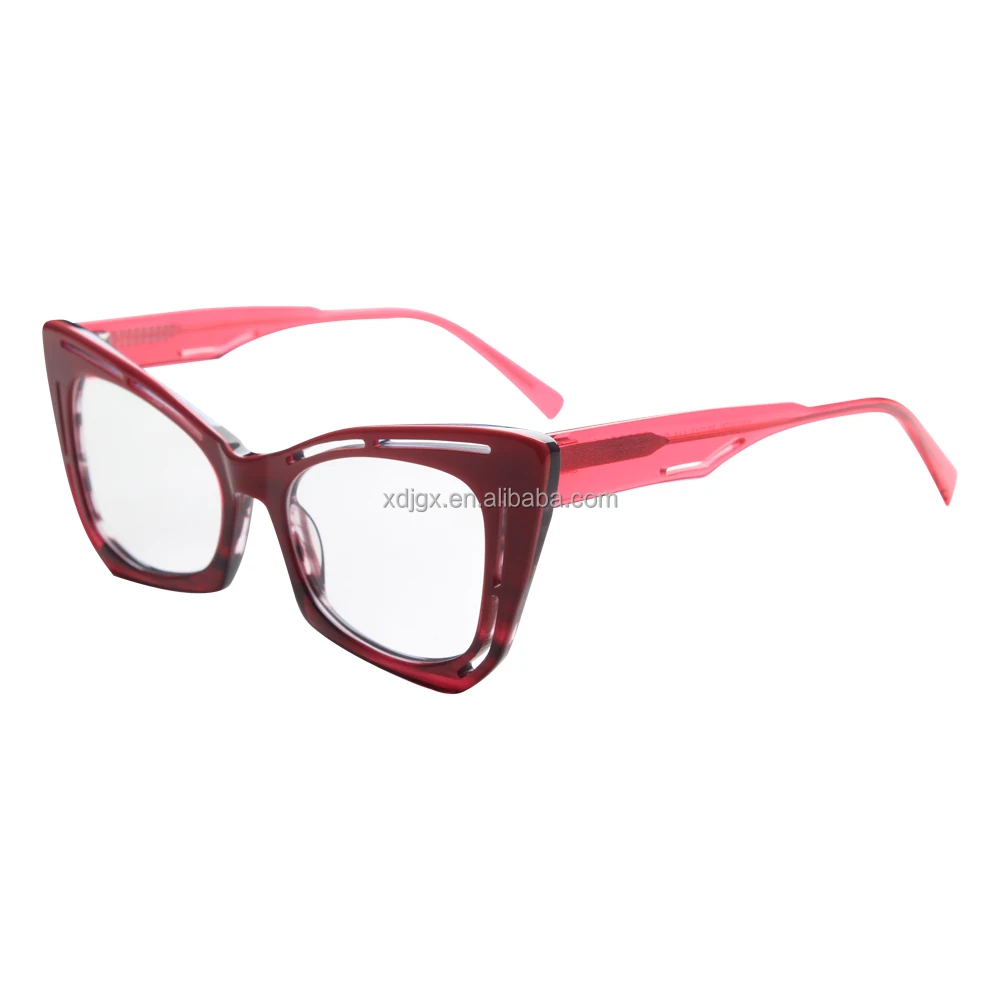 New Comfortable Soft Eyewear Acetate Fiber Material Optical Frame Custom Glasses Eyeglasses For Women