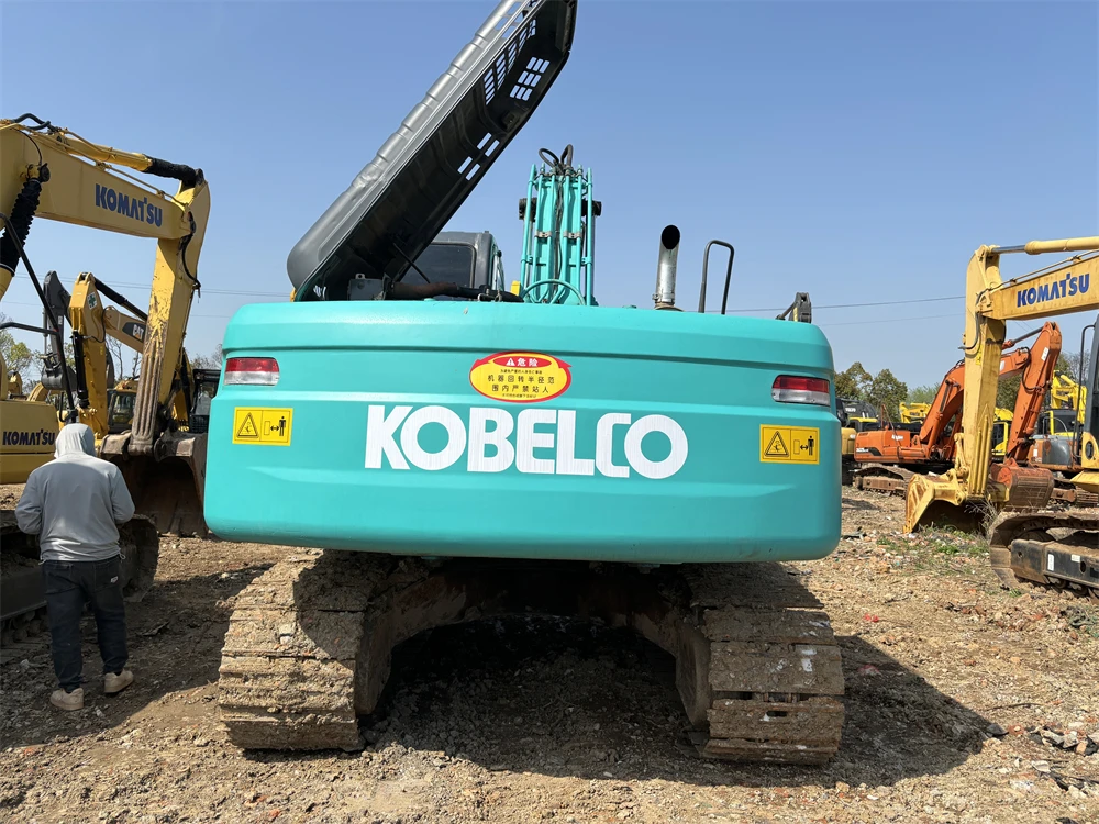 21 tons Excellent 85% new Japanese used kobelco sk210LC-8 crawler excavators cheap SK200-3/200-8 with nice running hours