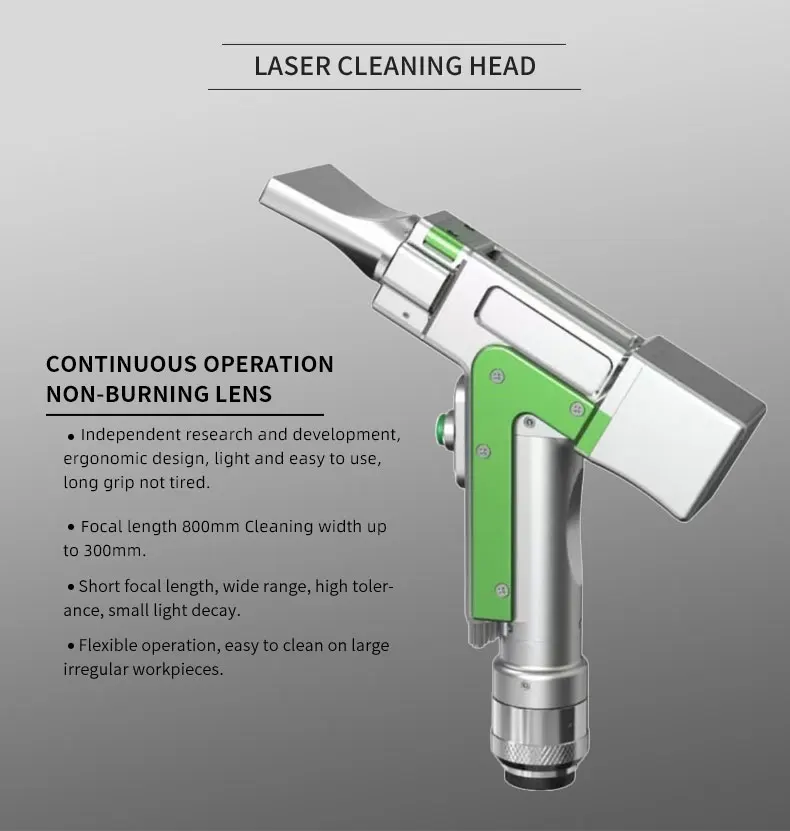 cnc powder coating field lens 1000w 2000w laser cleaning machine for continuous air cooled rust removal price