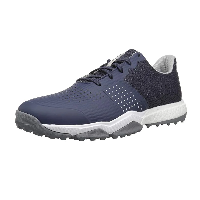Custom 2021 fashion  leather sole spikes ladies golf shoes for women men
