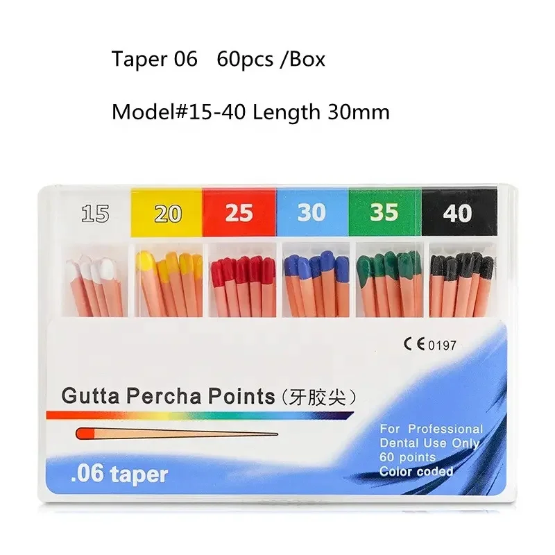 Supplies 04 06 F1 F2 F3 dental absorbent paper Gutta Percha point metabiomed protaper