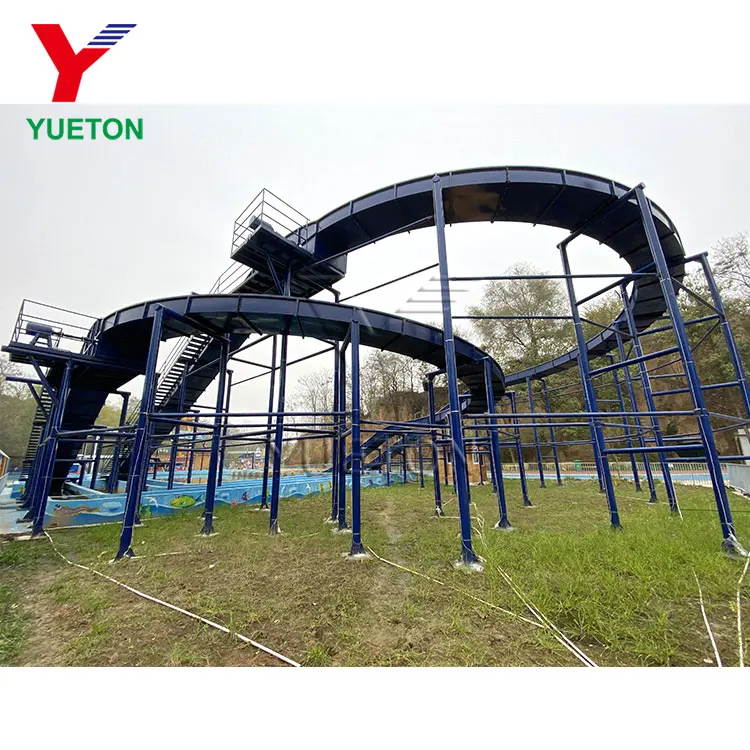 Carnival Games Amusement Park Water Roller Coaster Splash Log Flume Ride