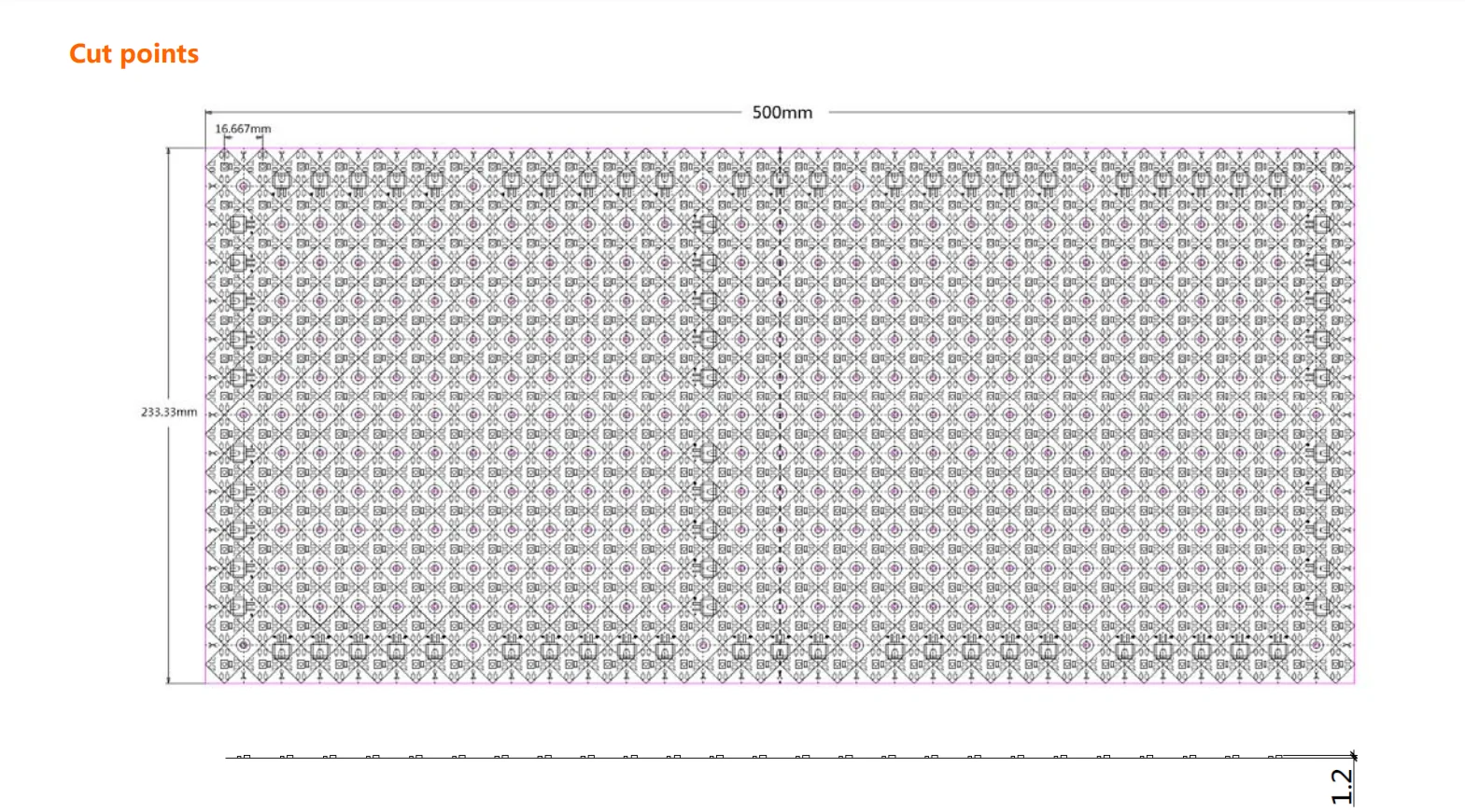 Гибкий лист высокой яркости плотности мощности 30 Вт/шт. 500*250 мм Статический белый настраиваемый RGBW 2835 420 светодиодов/ПК Светодиодная панель