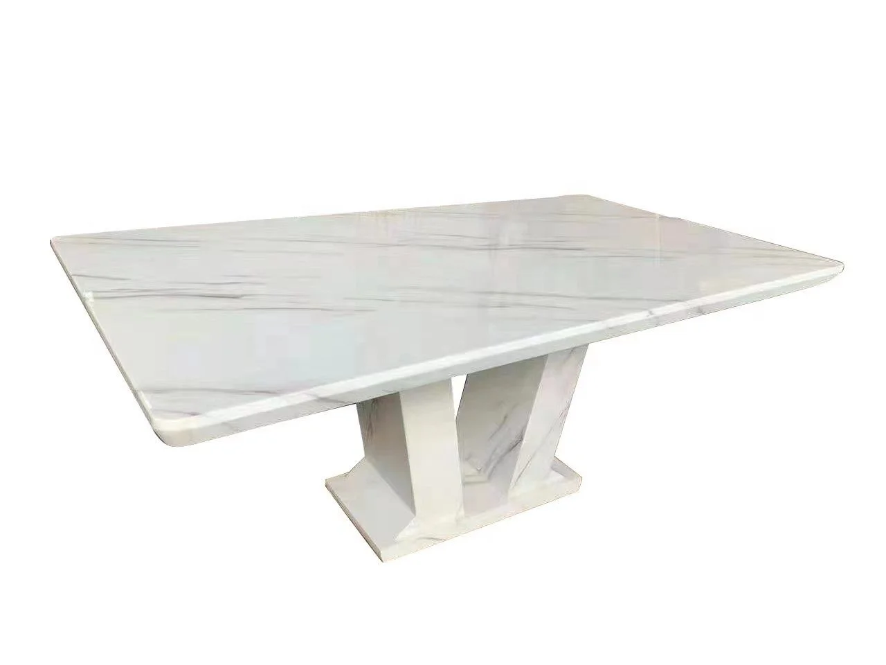Modern design luxury dining table set 8 or10 seater 2m or 2.4m marble table dining room furniture