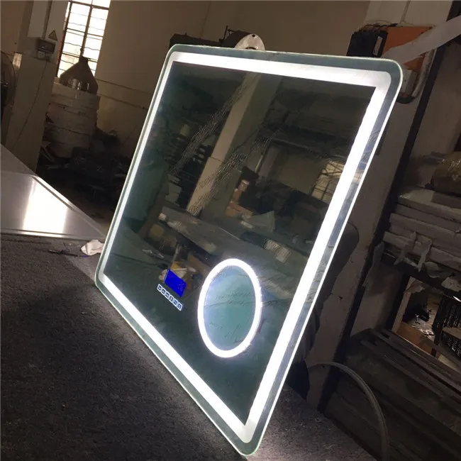 
CE&ISO9001 toilet mirror with light bathroom mirror with light blue tooth mirror led speacker 