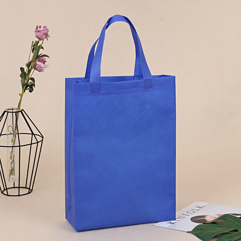 Multicolor Non-woven Handbag Shopping Colorful Nonwoven Bag Custom Printed Logo Folding Accept Customized Logo Customized Color