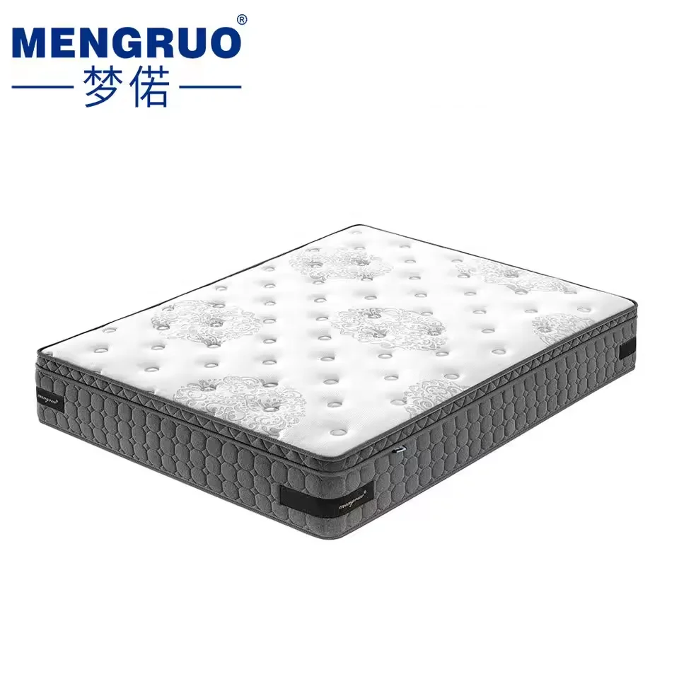 Factory direct good price queen size memory foam spring mattress vacuum compressed roll up in a box mattress