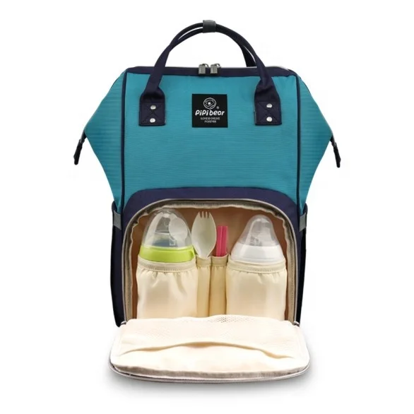 Fashion Mummy Maternity Baby Diaper Nappy Bags Large Capacity Travel Backpack Mom Nursing Diaper Bag With Changing Station