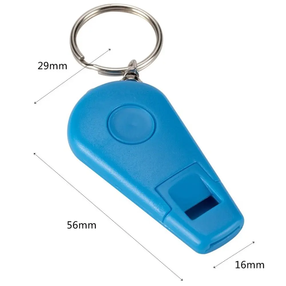 Custom Promotional Product ABS Plastic Led Flashlight Keychain Key Ring/Led Light Key Chain with Whistle