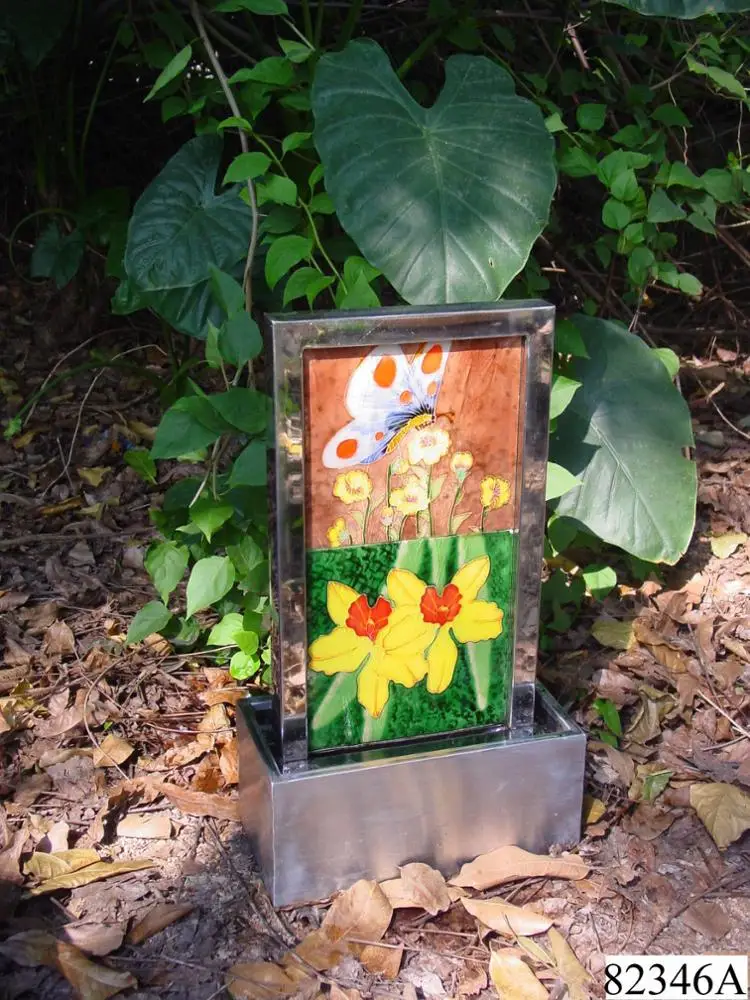 Flower Pot Wholesaler Chinese Style Vertical Waterfall Fountain Interior Decoration Waterscape Indoor Fountain