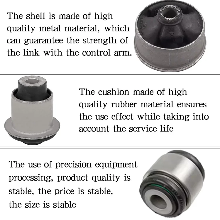 High quality hot sale good price factory auto parts suspension system front rear control arm bushing kit for DAIHATSU Terios
