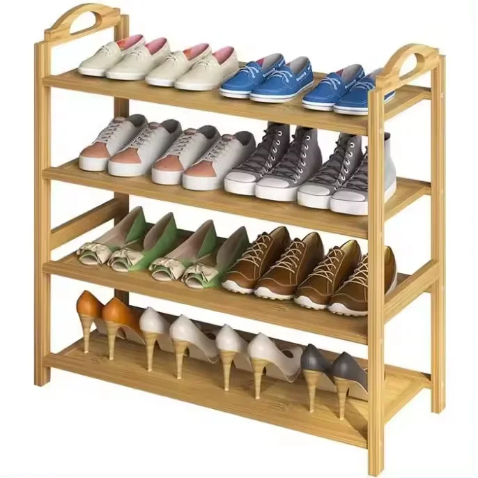 Wholesale High Quality Simple Designs  Shoe Rack Cabinet Small Wooden Shoe Rack And Shelf  For Home