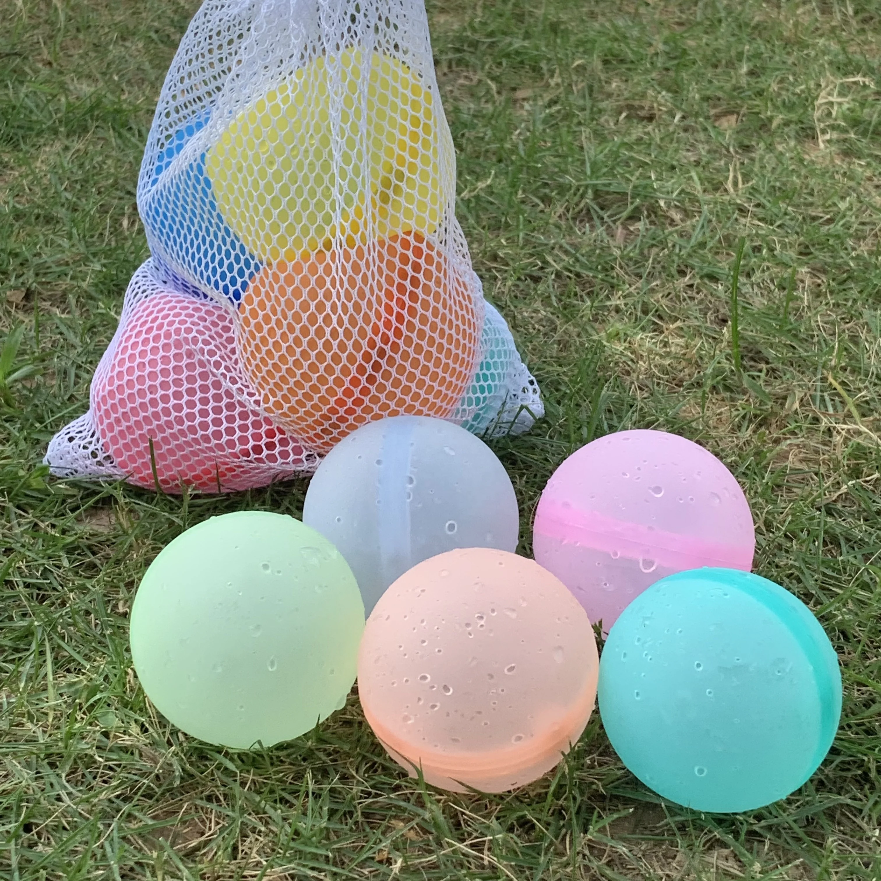 Summer party magnetic Magic quick fill self sealing 3inch reusable easy rapid fill biodegradable water balloons water-balloon