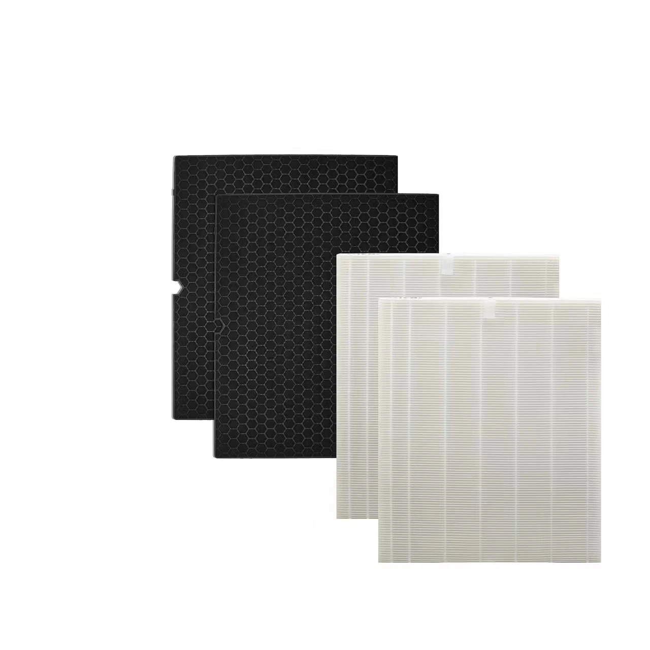 2 Sets 116130Filter HReplacement for Winix 55002 Air Purifier Includes 2Pack TureHEPA Filters 2 Pack Activated Carbon PreFilters