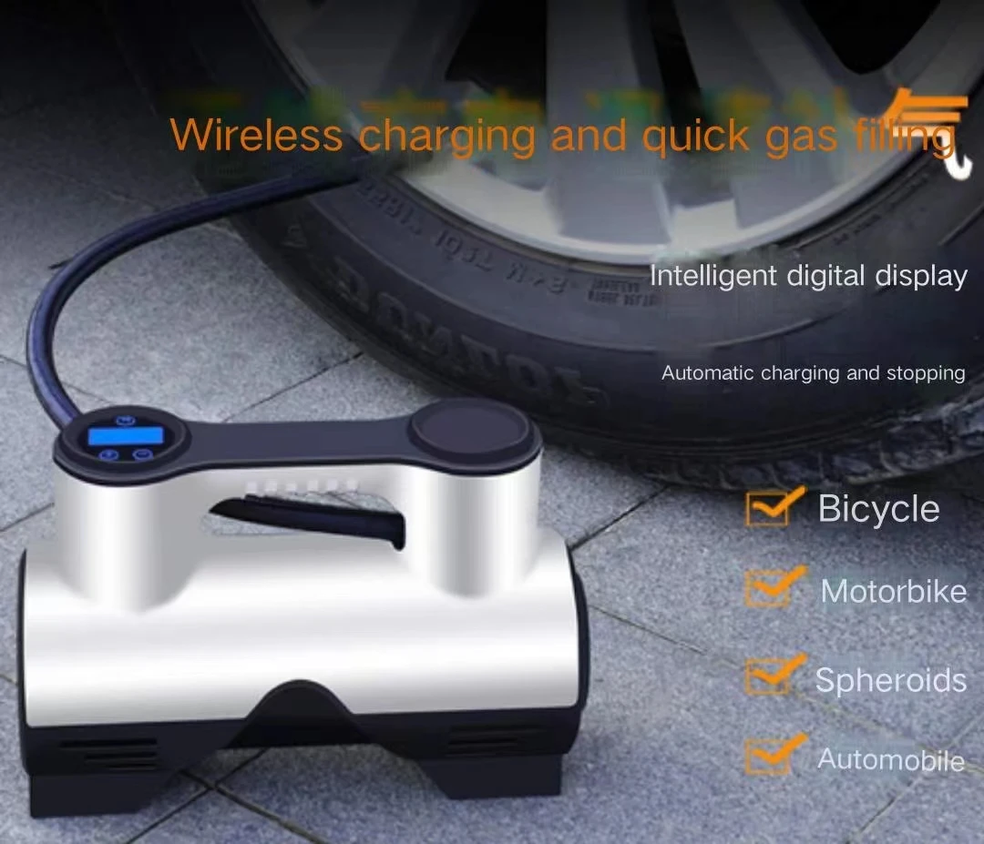 compressor inflator Mini wireless electric automatic handheld rechargeable car tire air pump