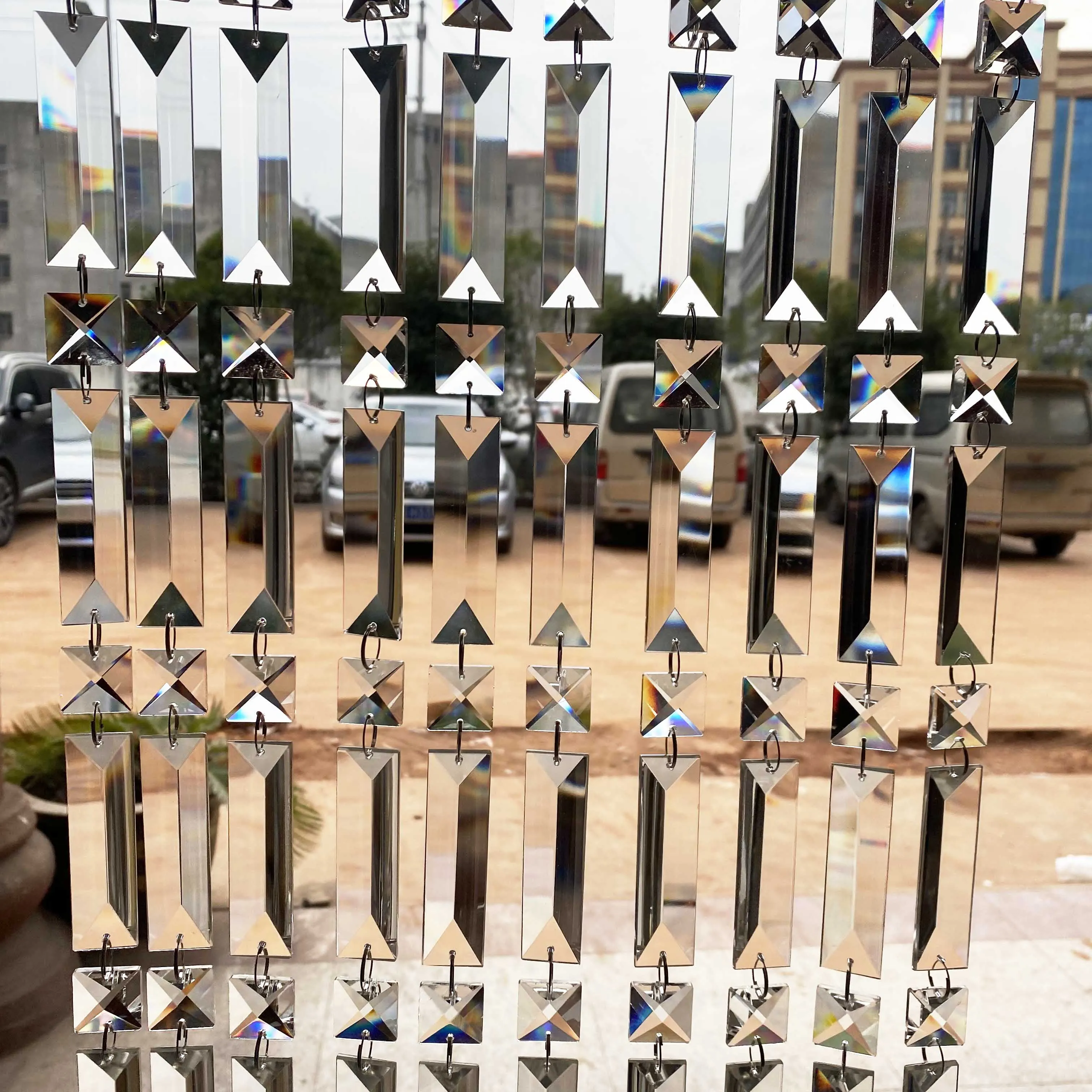 K9 beads chain crystal wedding garland