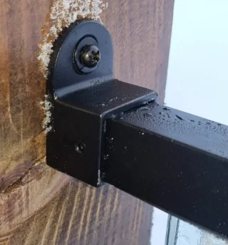 hot sales u channel glass  handrails indoor balustrade stair Side Mounted Balcony diy cable Wire railing post