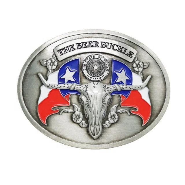 High Quality Western Cowboy Style Belt Beer Holder Buckle Metallic Buckle Belt Buckle