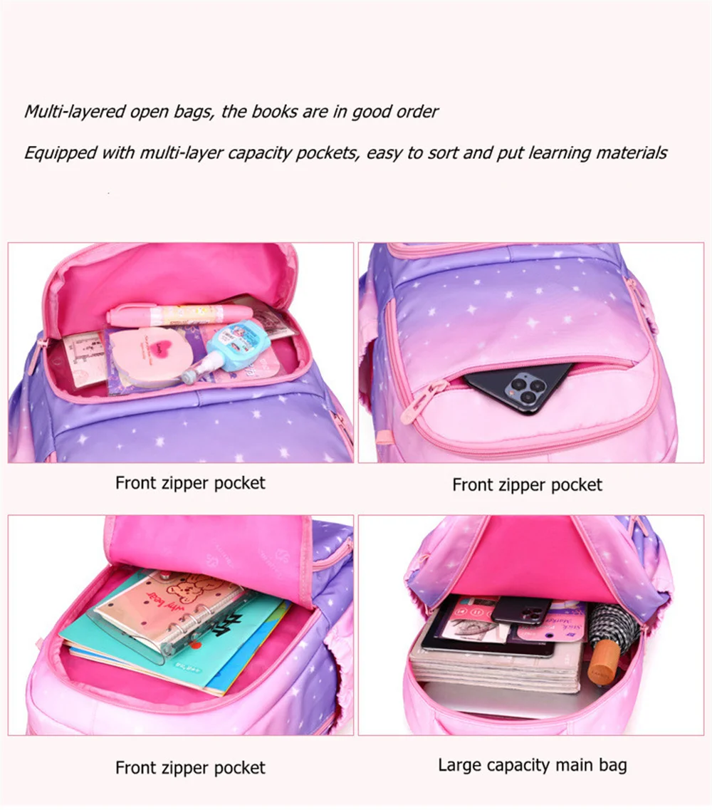 AMIQI Manufacturers Fabric Girls Bag School Bags Backpack,orthopedic Girls school bags Children Set,Children School Bags