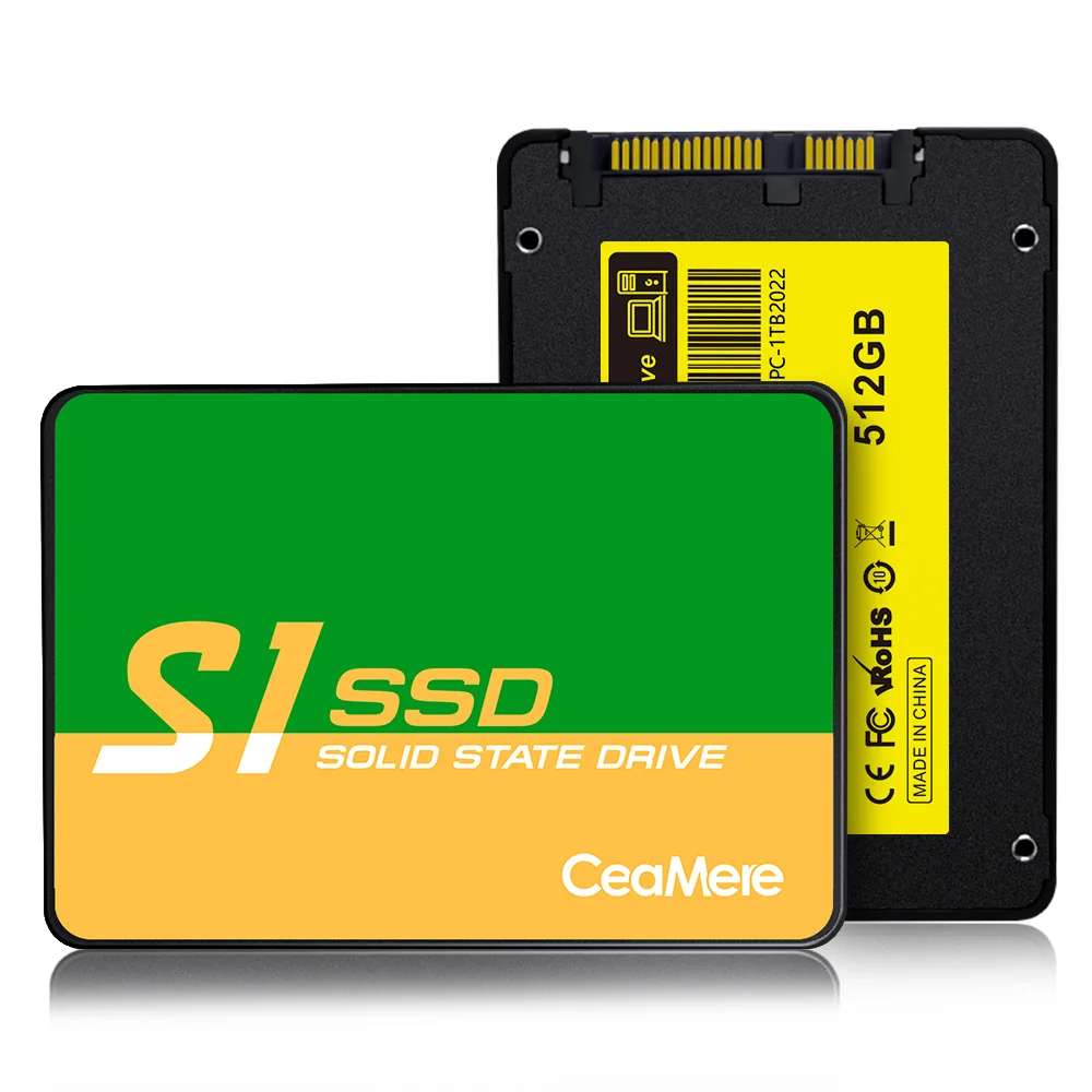 Ceamere SSD hard Drives 128GB 256GB 480GB 512GB 1TB  Internal Solid State Disk Hard Drive SATA 3 2.5 inch Laptop Desktop PC SSD